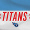 NFL Tennessee Titans White Striped PS5 Pro Console Skin